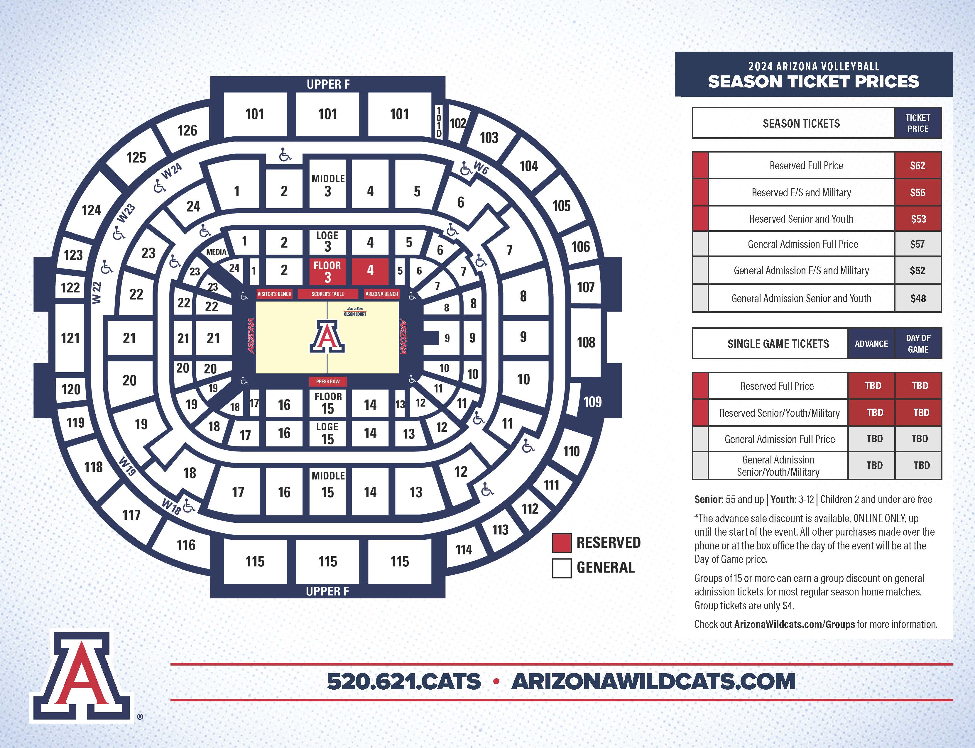 Seasont ickets are only $62 for reserved seating!